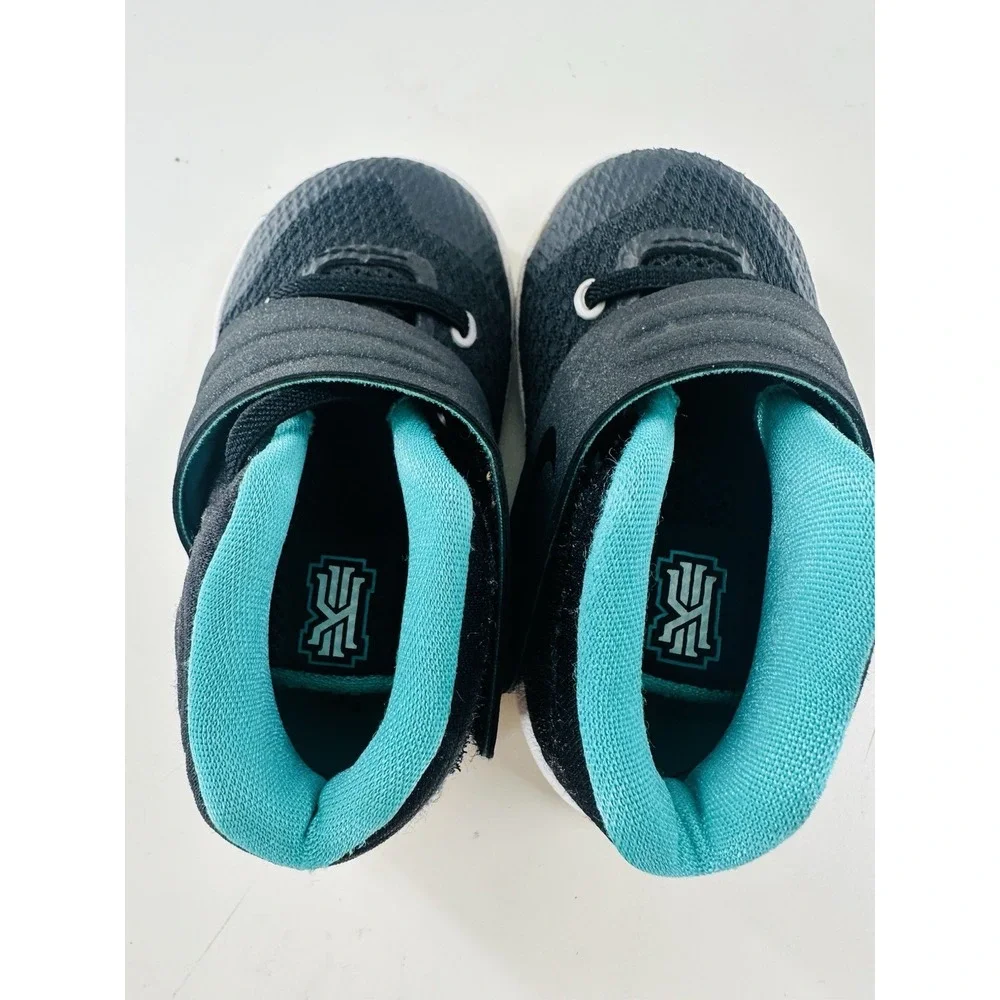 Nike Kyrie 2 TD Toddler Baby Basketball Shoes SZ 5C‎ Black/Jade/White 827281-001